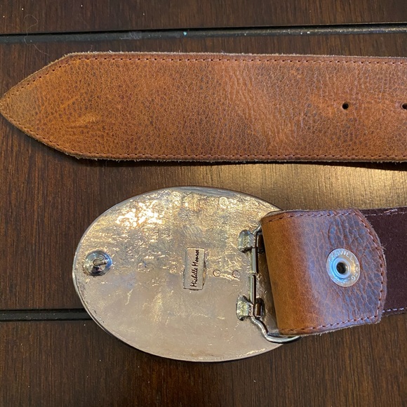 Michelle Monroe Leather & Swarovski Belt - Picture 3 of 6